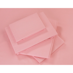 Supreme Polyester Cotton Flat Sheet - Pink