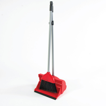 Contract Lobby Dustpan & Brush - Red