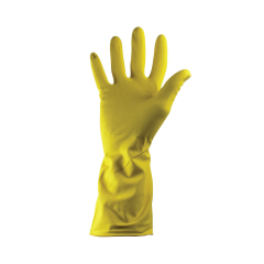 Yellow Medium Rubber Gloves