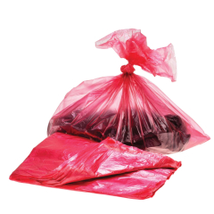 Dissolv-A-Way Fully Water Soluble Red Laundry Sack