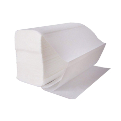 White Z Fold Hand Towels