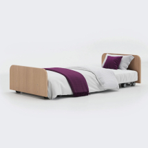 Opera® Solo Profiling Bed 90cm/3ft - Side Rails - Oak