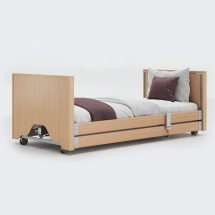 Opera® Classic Low Profiling Bed Enclosed With Rails - Beech
