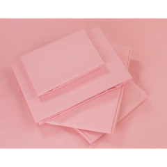 Supreme Polyester Cotton Flat Sheet - Pink Supreme Polyester Cotton Flat Sheet - Pink