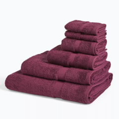 Plum Bath Towels