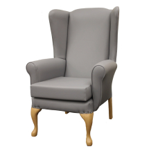 Reuben High Back with Wings Wipeable - Lunar Scorpio Grey Reuben High Back with Wings Wipeable - Lunar Scorpio Grey