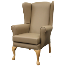 Reuben High Back with Wings Wipeable - Paintpot Beige Reuben High Back with Wings Wipeable - Paintpot Beige