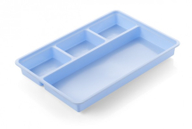 Semi-Disposable Dressing Trays - 4 Compartment