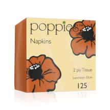 Orange 2ply Napkins 33x33 4 Fold x2000 (16x125) Orange 2ply Napkins 33x33 4 Fold x2000 (16x125)