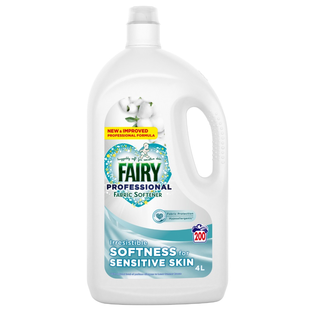 Fairy Professional Sensitive Fabric Softener 4L - CareHomeLife