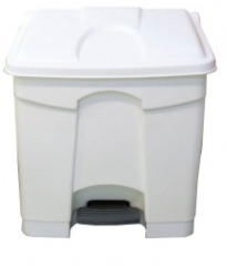 30ltr Plastic White Step-On Bin 30ltr Plastic White Step-On Bin