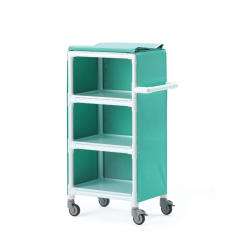 3 Shelf Green Linen Distribution Cart 3 Shelf Green Linen Distribution Cart