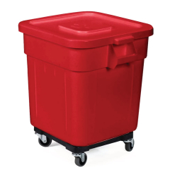 Red Huskee Bin with Lid & Wheels Red Huskee Bin with Lid & Wheels