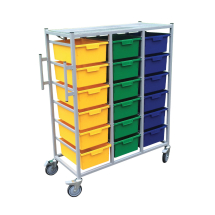 The Karri Cart (18 trays) with slide out hanging rail