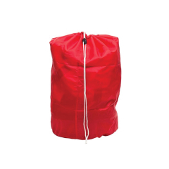 Red Polyester Laundry Bag