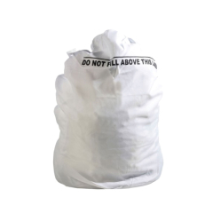 White Safe-Knot Laundry Bag