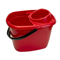 Red Mop Bucket & Wringer 14L Red Mop Bucket & Wringer 14L