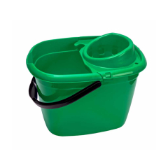 Green Mop Bucket & Wringer 14L Green Mop Bucket & Wringer 14L