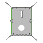 Longseat commode mesh large