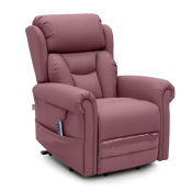 Nevis Triple Motor Riser Recliner W/ Handset - Petal