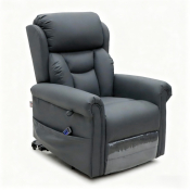 Nevis Triple Motor Riser Recliner W/ Handset - Slate