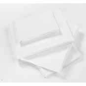 Supreme Polyester Cotton Single Quilt Covers - White