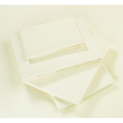 Flame Retardant Polyester Single Quilt Cover - Cream