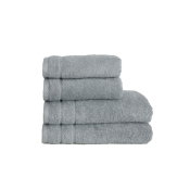 Hotel Accents Hand Towels - Silver (2 pack)