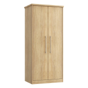 Linden Double Wardrobe Oak Finish