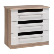Barley 3 Drawer Chest Oak Cashmere