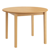 Rowan Circular 4-Seater Table Oak Finish