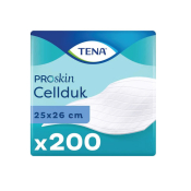 TENA Cellduk Cloth Wipes 8 x 200, 25 x 26cm