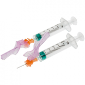 BD Eclipse safety needle 25g 5/8IN, ORG