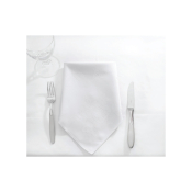 Square Table Cloth Rose Design 35x35inch - White