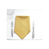 Square Table Cloth Rose Design 54x54inch - Gold