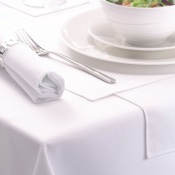 Amalfi Table Cloth 45inch x 45inch - White