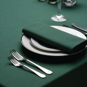 Amalfi Table Cloth 45inch x 45inch - Forest Green