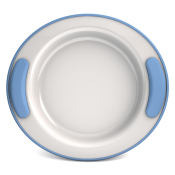Ornamin Keep Warm Plate - Light Blue
