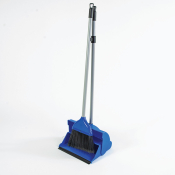 Contract Lobby Dustpan & Brush - Blue