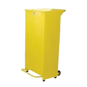 70ltr Yellow Bodied Sack Holder with Yellow Lid