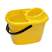 Yellow Mop Bucket & Wringer 14L